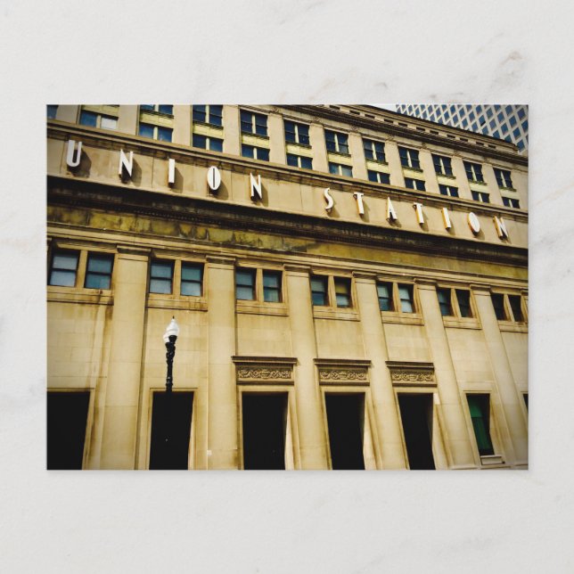 Chicago Union Station Postcard (Front)