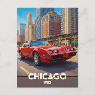Chicago Urban Performance Drive 1982 Illinois Postcard
