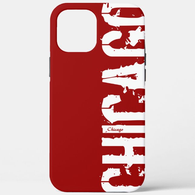 Chicago - Urban Style Red iPhone Cover (Back)