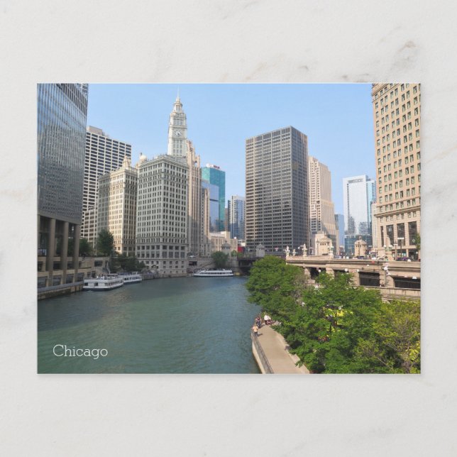 Chicago USA Postcard (Front)
