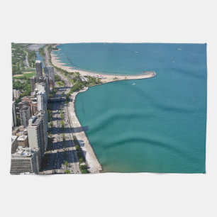 Chicago View.JPG Tea Towel