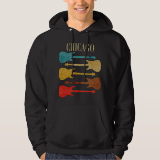Chicago Vintage Guitars Concert Festival Souvenir Hoodie