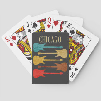 Chicago Vintage Guitars Concert Festival Souvenir Playing Cards
