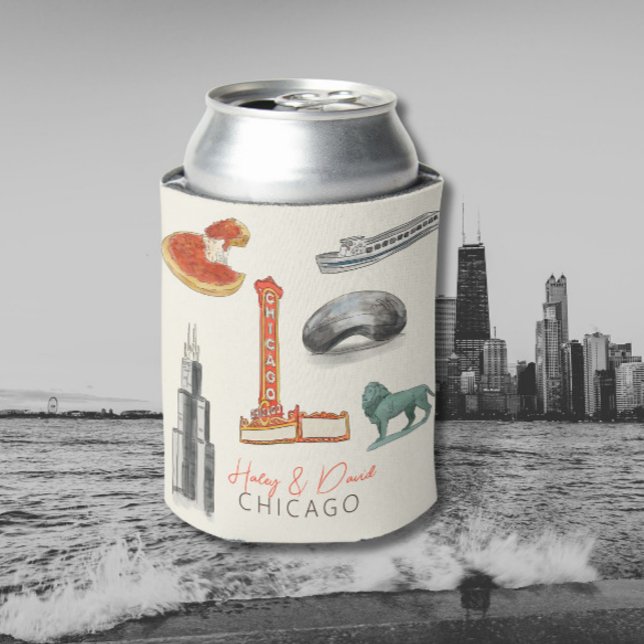 Chicago  Wedding  Can Cooler (Creator Uploaded)