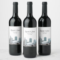 Chicago Wedding Favour Personalised