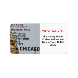 Chicago We've Moved label