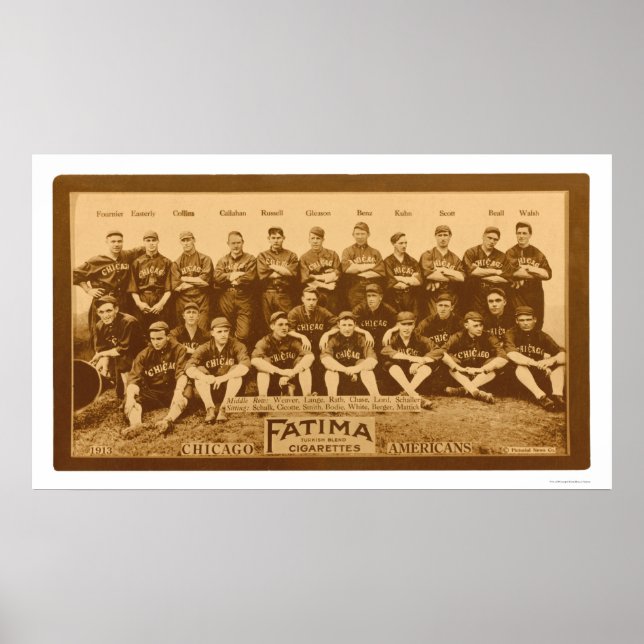 Chicago White Sox Team 1913 Poster (Front)
