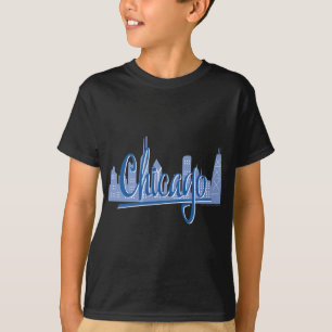 Chicago Windy City Skyline T-Shirt