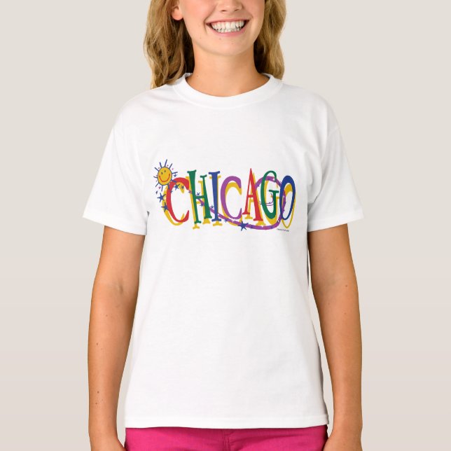 Chicago-With-SUn---KIDS T-Shirt (Front)