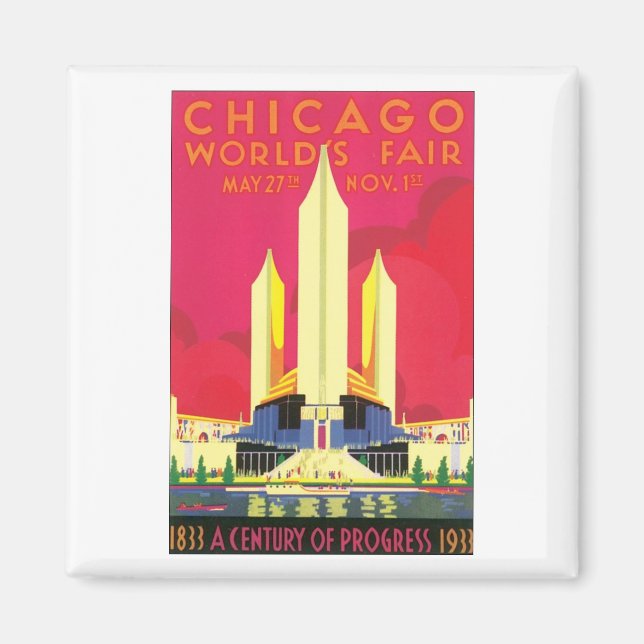 Chicago World's Fair, 1933 Magnet (Front)