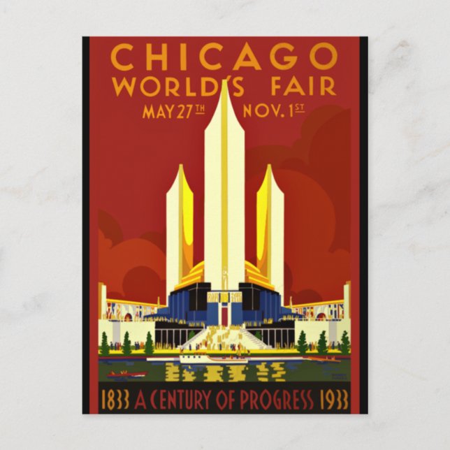 Chicago World's Fair, 1933 Postcard (Front)