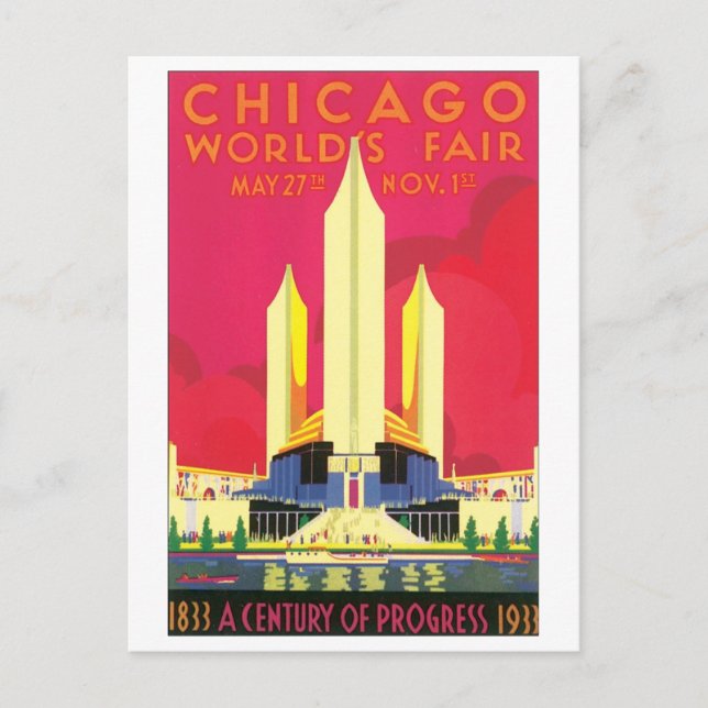 Chicago World's Fair, 1933 Postcard (Front)