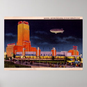 Chicago Worlds Fair 1933 Poster