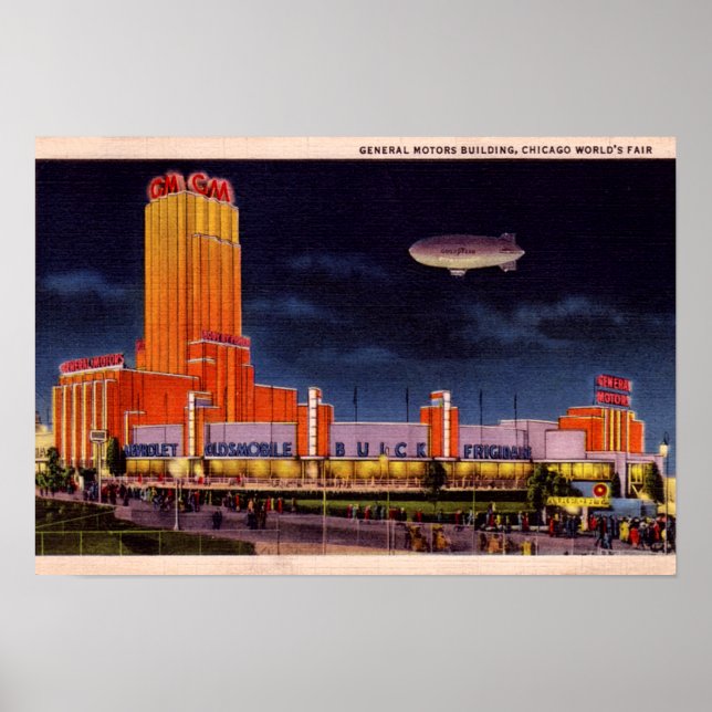 Chicago Worlds Fair 1933 Poster (Front)