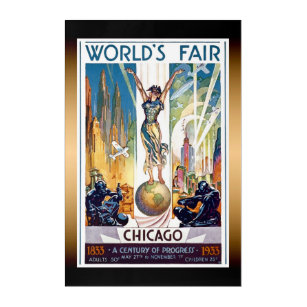 Chicago World's Fair 1933 - Vintage Retro Art Deco