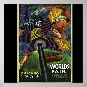 Chicago World's Fair-1934 Poster