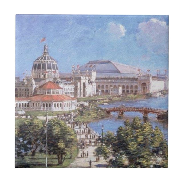Chicago World's Fair (Columbian Exposition) Tile (Front)