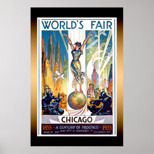 Chicago World's Fair Extra Large Poster