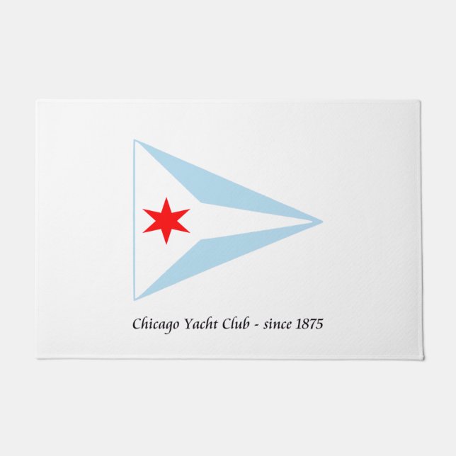 Chicago Yacht Club, since 1875 Doormat (Front)