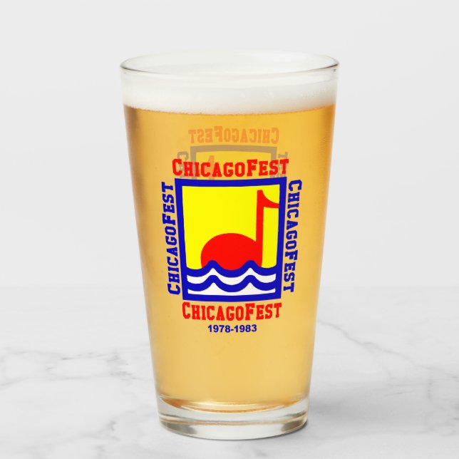ChicagoFest, Chicago IL (1978-1983) Glass (Front Filled)