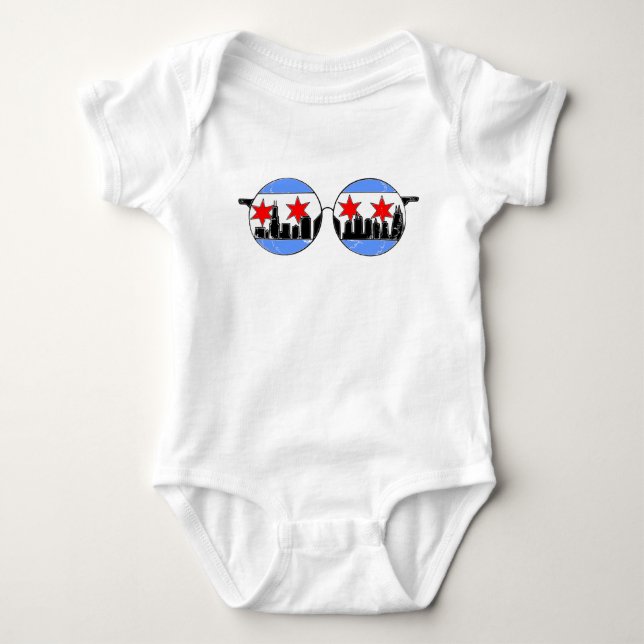 chicagoggles baby bodysuit (Front)