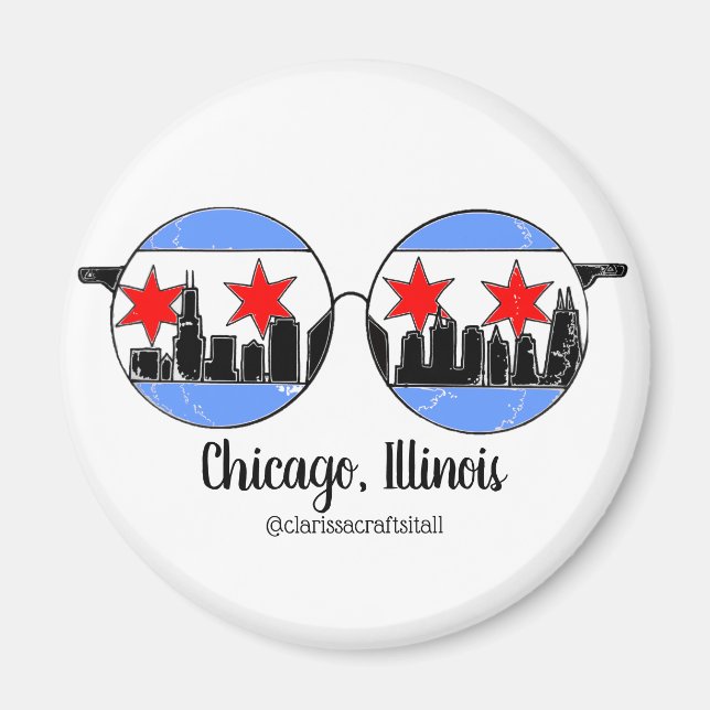 chicaGOggles Magnet (Front)