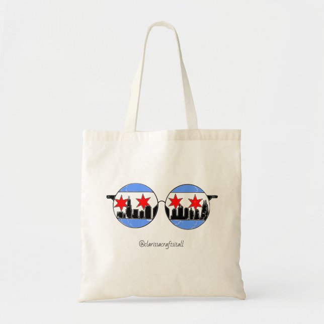 chicaGOggles tote Bag (Front)