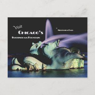 Chicago's Buckingham Fountain Postcard
