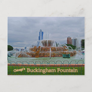 Chicagos Buckingham Fountain Postcard