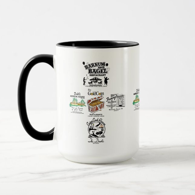 ChicagoTopic Design 5-Restaurants Mug (Left)