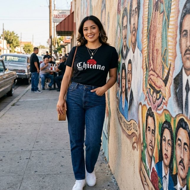 Chicana Red Rose shirt tshirt (Creator Uploaded)