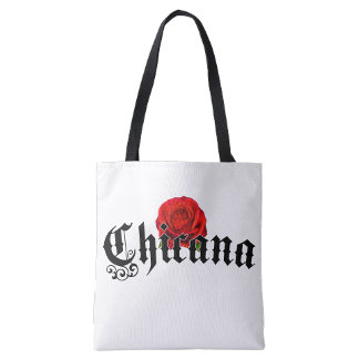 Chicana shopping tote bag