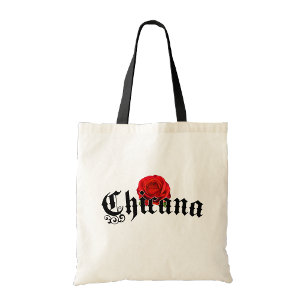 Chicana shopping tote bag