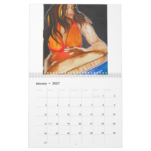 CHICANAMAMA DANCE AND MUSIC CALENDAR 2014 (Jan 2027)