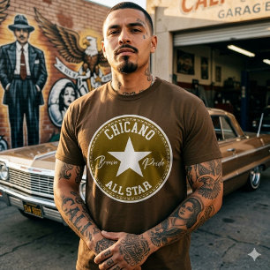 Chicano all star Brown Pride shirt tshirt