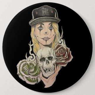 Chicano Art Button
