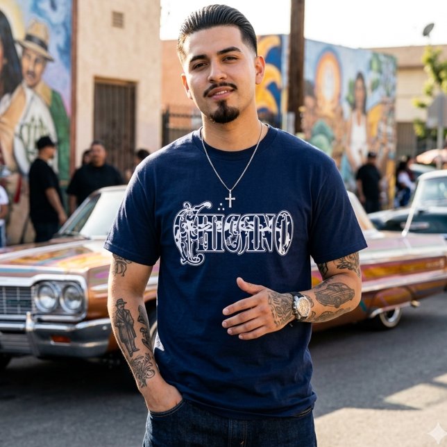 Chicano Bandanna Print T-Shirt (Chicano Bandana Print T-Shirt)