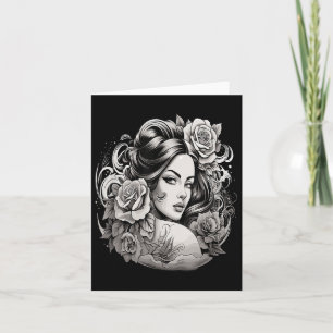 Chicano Chicana La Raza Barrio Tattoo Art Death _2 Card