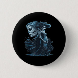 Chicano Chicana La Raza Barrio Tattoo Art Death _3 6 Cm Round Badge