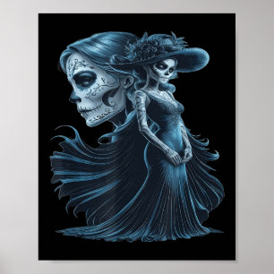 Chicano Chicana La Raza Barrio Tattoo Art Death _3 Poster