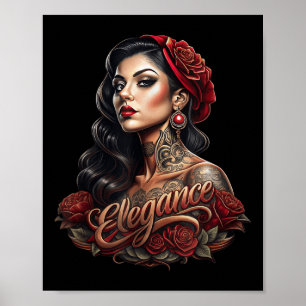 Chicano Chicana La Raza Barrio Tattoo Art Death _5 Poster