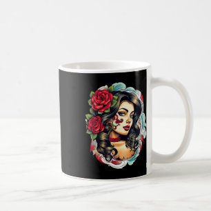 Chicano Chicana La Raza Barrio Tattoo Art Death Coffee Mug