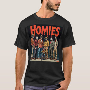 Chicano Homies Thug Life T-Shirt