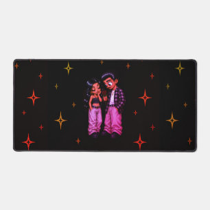 Chicano Love Couple Cute Chicana Desk Mat