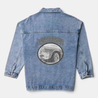 Chicano Style Lowrider Chicano Cholo Mens Vintage Denim Jacket