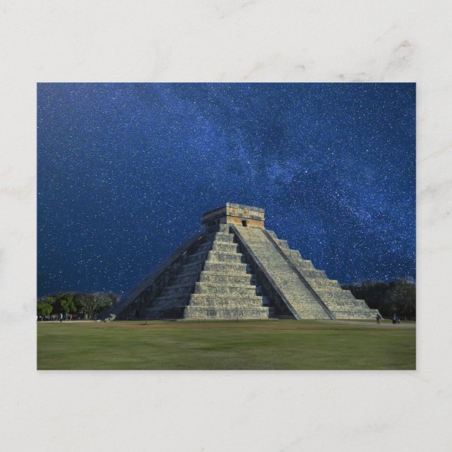 Chichen Itza, Mexico, pyramid Postcard (Front)