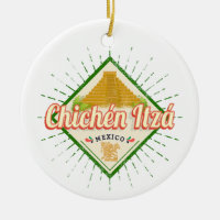 Chichen Itza Mexico Retro Mayan Vintage Yucatan