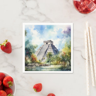 Chichen Itza Napkin