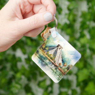 Chichen Itza, Stretched  Key Ring