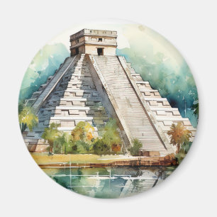 Chichen Itza, Stretched  Magnet